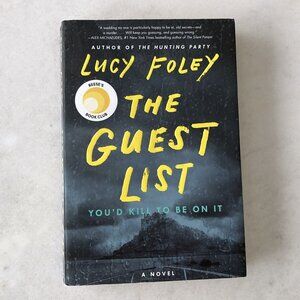3/$20 - book - The Guest List, by Lucy Foley (Reese's Book Club Pick) Mystery